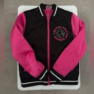GUC Girls Barbie Pink and Black Kids Jacket